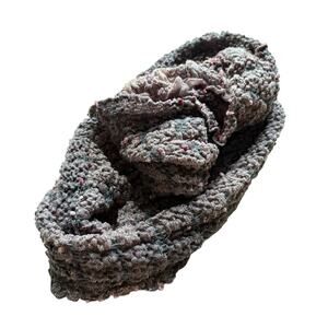 Textured Knit Infinity Scarf